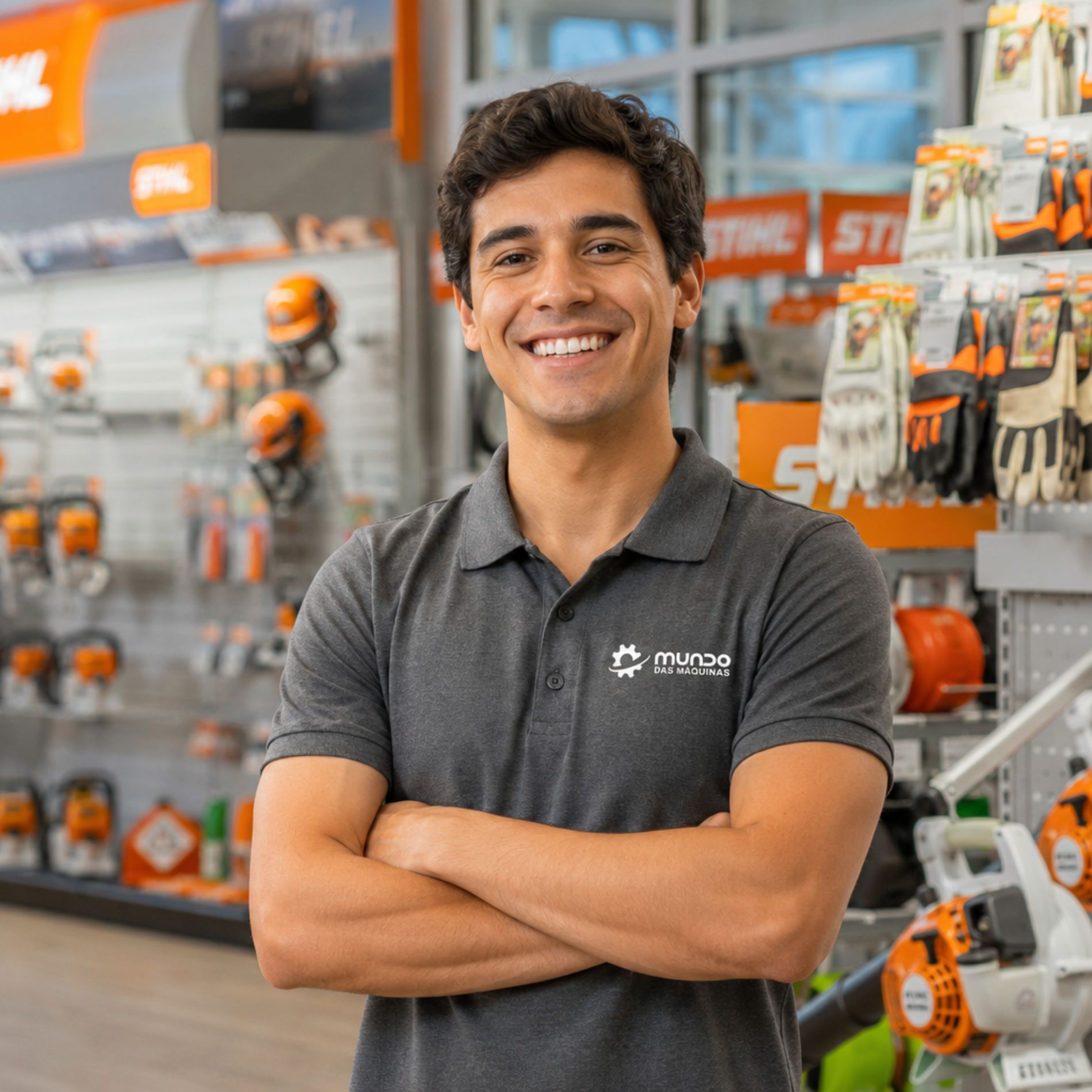 Loja Mundo das Máquinas com equipamentos Stihl